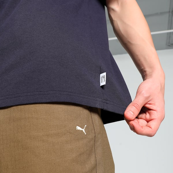 MMQ Graphic Men's Relaxed Fit Tee, New Navy, extralarge-IND