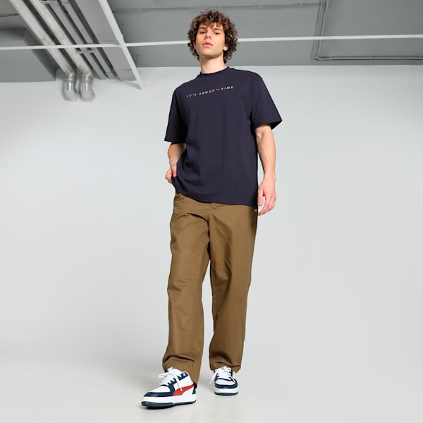 MMQ Graphic Men's Relaxed Fit Tee, New Navy, extralarge-IND