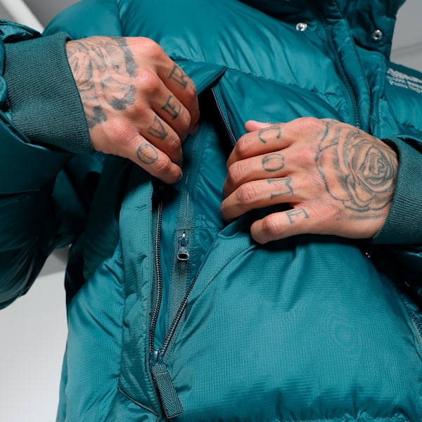 PUMA x LMC MMQ Pertex Men's Relaxed Fit Jacket, Cold Green, extralarge-IND