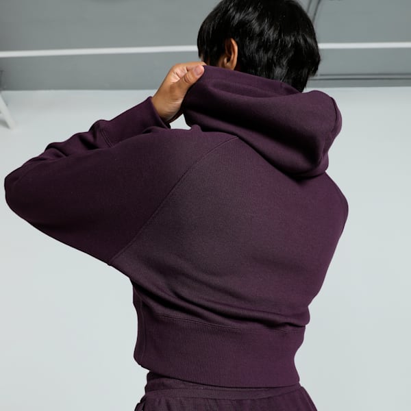 CLASSICS Women's Relaxed Fit Hoodie, Midnight Plum, extralarge-IND