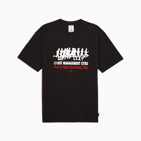 Playera Hombre PUMA x LMC, PUMA Black, extralarge