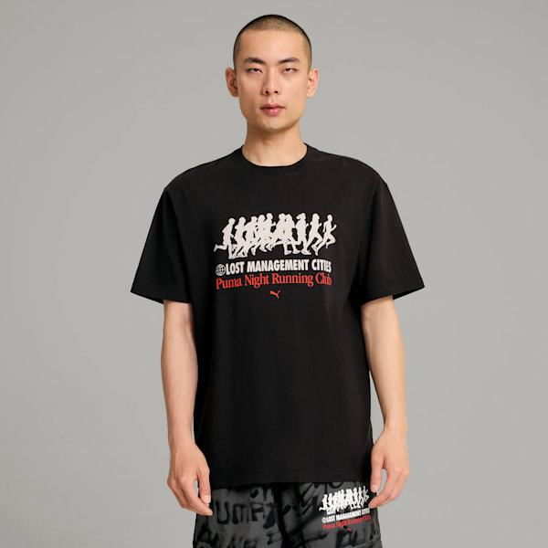 Playera Hombre PUMA x LMC, PUMA Black, extralarge