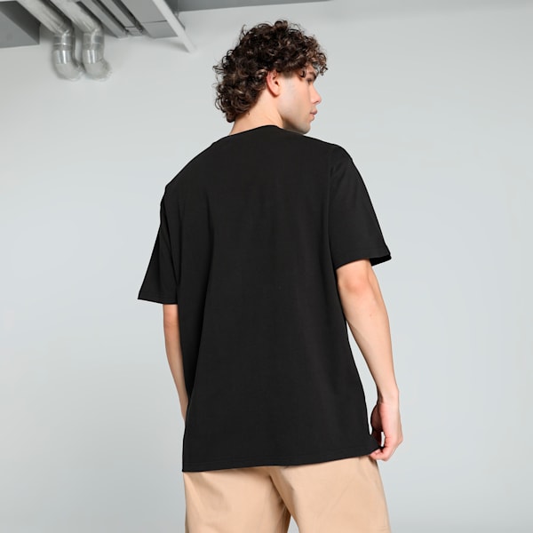 PUMA x LMC Graphic Men's Relaxed Fit Tee, PUMA Black, extralarge-IND