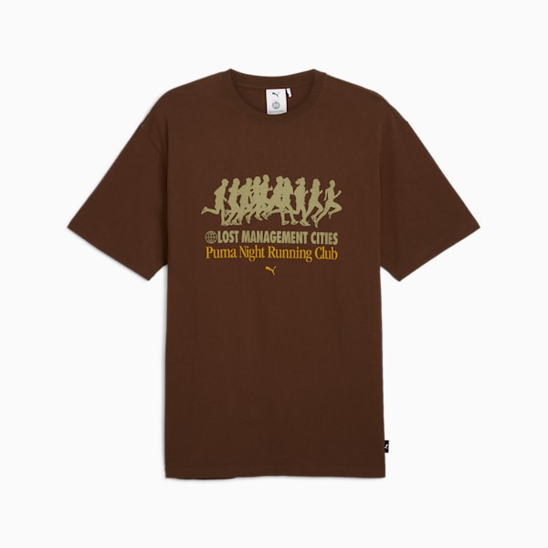 メンズ PUMA x LMC グラフィック 半袖 Tシャツ, Espresso Brown, extralarge-JPN