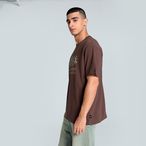 PUMA x LMC Graphic Men's Relaxed Fit Tee, Espresso Brown, extralarge-IND