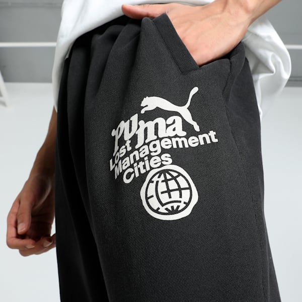 PUMA x LMC Men's Relaxed Fit Sweat Pants, PUMA Black, extralarge-IND