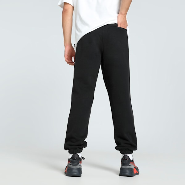 PUMA x LMC Men's Relaxed Fit Sweat Pants, PUMA Black, extralarge-IND