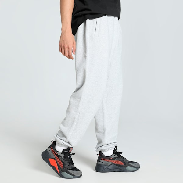 PUMA x LMC Men's Relaxed Fit Sweat Pants, Light Gray Heather, extralarge-IND