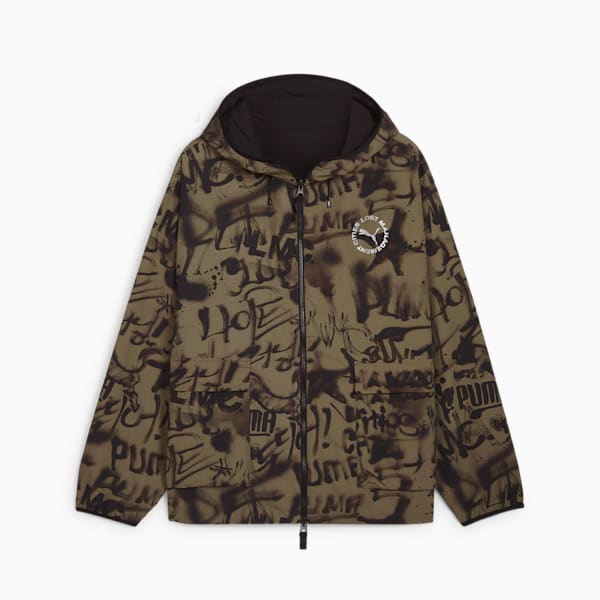 PUMA x LMC All-Over Print Jacket Men, Wild Willow, extralarge