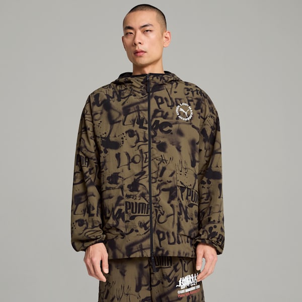 Puma camo bomber jacket clearance