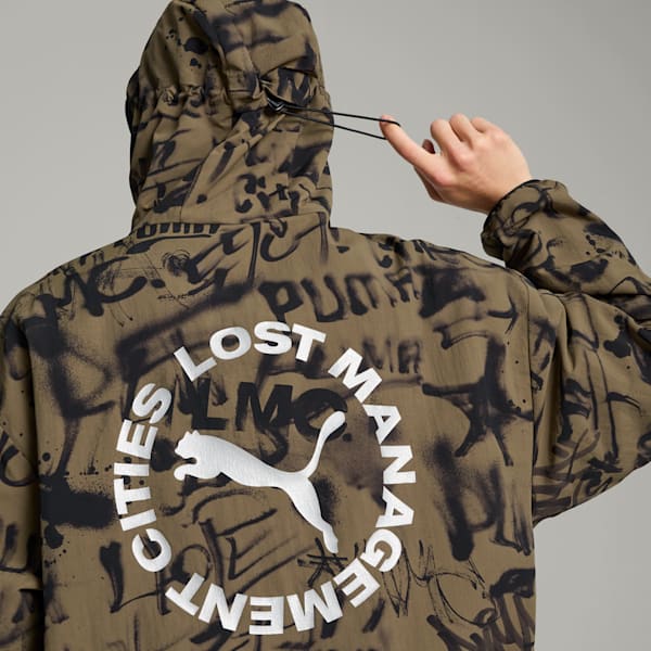 PUMA x LMC All-Over Print Jacket Men, Wild Willow, extralarge