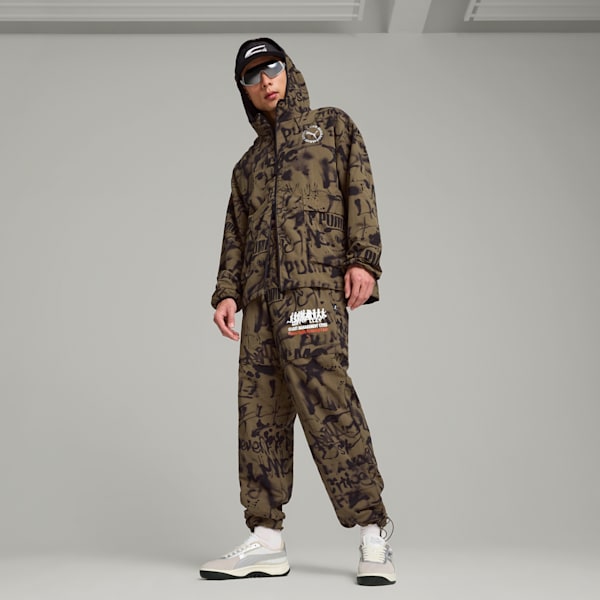 PUMA x LMC All-Over Print Jacket Men, Wild Willow, extralarge