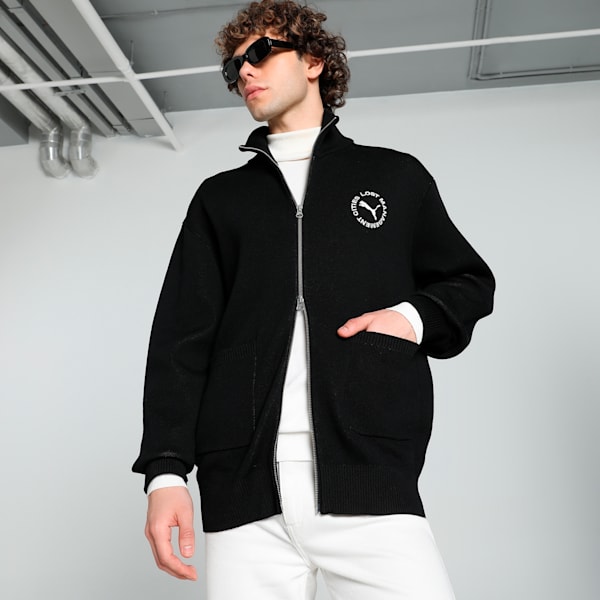 PUMA x LMC Full-Zip Men's Relaxed Fit Jacket, PUMA Black, extralarge-IND