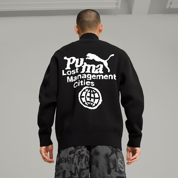 Chamarra Hombre PUMA x LMC, PUMA Black, extralarge