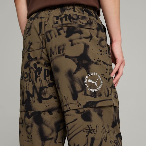 PUMA x LMC All-over Print Pants Men, Wild Willow, extralarge