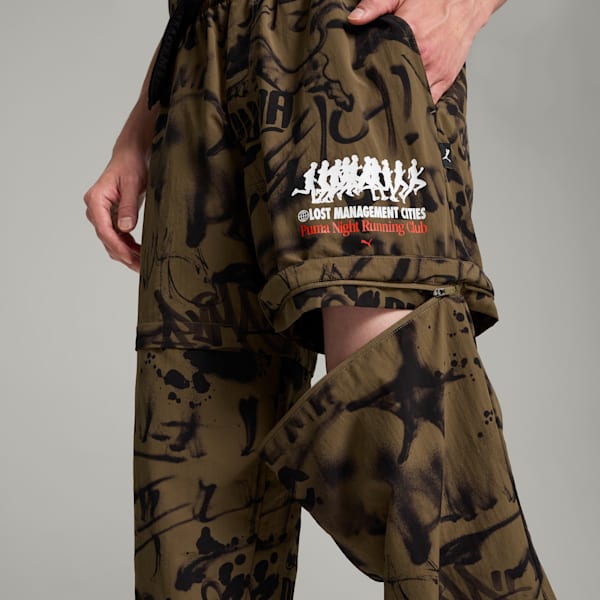 PUMA x LMC All-over Print Pants Men, Wild Willow, extralarge