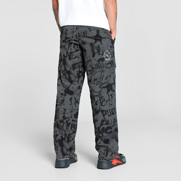 PUMA x LMC All-over Print Men's Relaxed Fit Pants, Shadow Gray, extralarge-IND