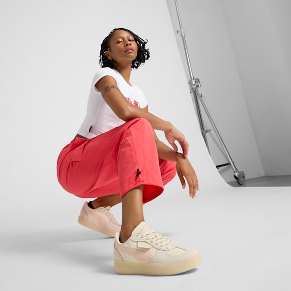 Pantalones cargo para mujer CLASSICS TURN IT UP, Tart Cherry, extralarge