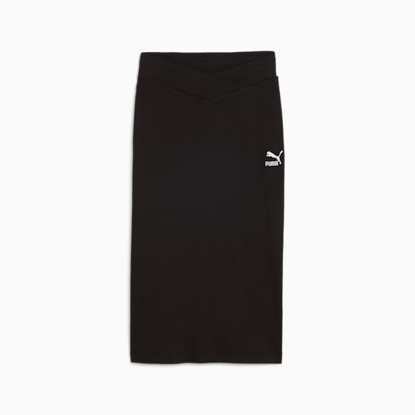 Jupe mi longue cotelee CLASSICS Femme PUMA