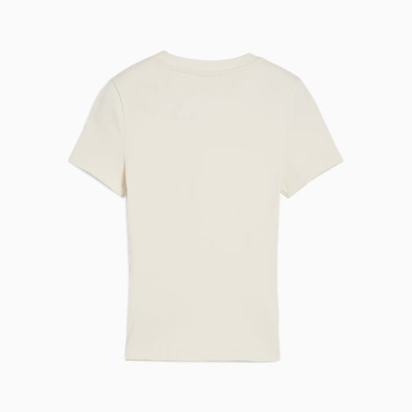 Playera Mujer CLASSICS Ribbed, Alpine Snow, extralarge