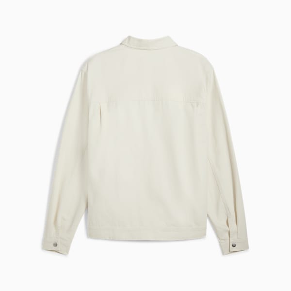 MMQ Zip Overshirt Men, Alpine Snow, extralarge