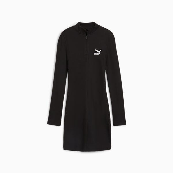 Robe côtelée CLASSICS Femme, PUMA Black, extralarge
