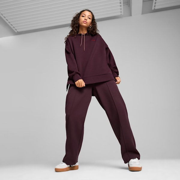 CLASSICS Oversized Hoodie Women, Midnight Plum, extralarge