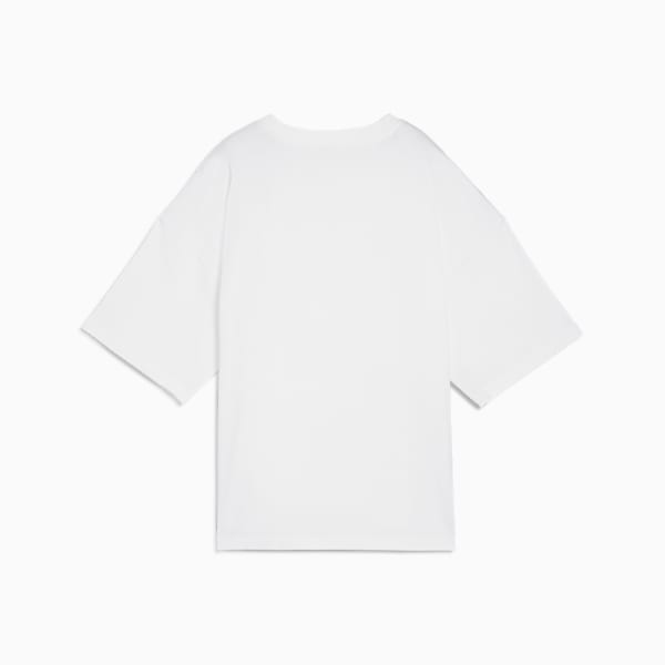 Playera oversize con recortes DARE TO para mujer, PUMA White, extralarge