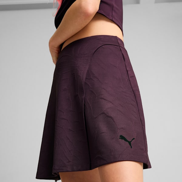 Falda DARE TO para mujer, Midnight Plum-AOP, extralarge