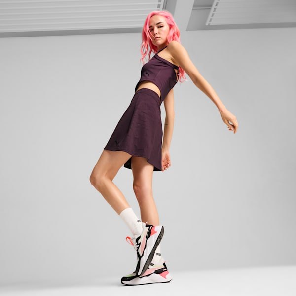 Falda DARE TO para mujer, Midnight Plum-AOP, extralarge