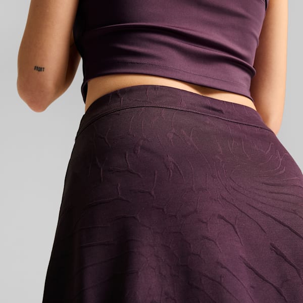 Falda DARE TO para mujer, Midnight Plum-AOP, extralarge