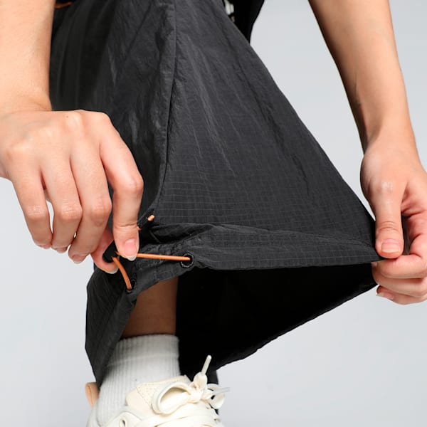 DARE TO Women's Relaxed Fit Parachute Pants, PUMA Black, extralarge-IND