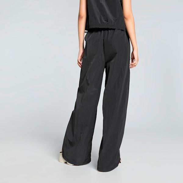 DARE TO Women's Relaxed Fit Parachute Pants, PUMA Black, extralarge-IND