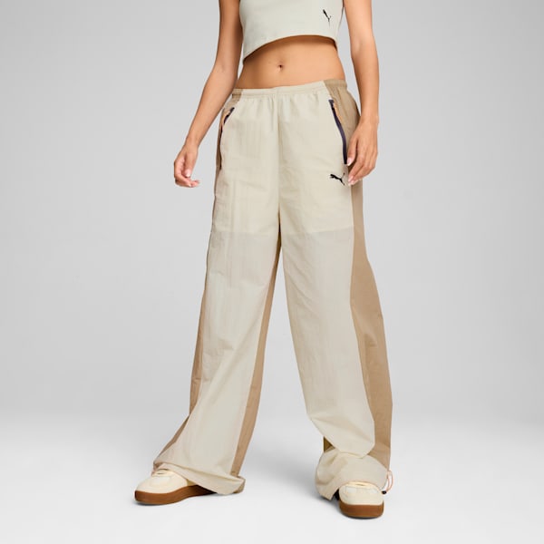 Pantalon parachute DARE TO Femme, Alpine Snow-Oak Branch, extralarge