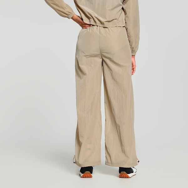 DARE TO Women's Relaxed Fit Parachute Pants, Alpine Snow-Oak Branch, extralarge-IND