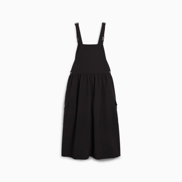 DOWNTOWN Dungaree Dress Women, PUMA Black, extralarge