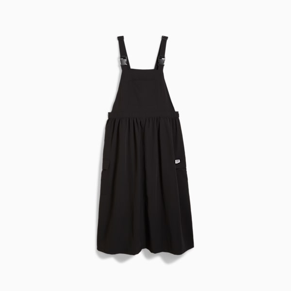 Vestido con peto DOWNTOWN para mujer, PUMA Black, extralarge