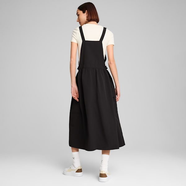 DOWNTOWN Dungaree Dress Women, PUMA Black, extralarge