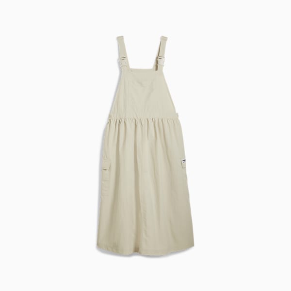 DOWNTOWN Dungaree Dress Women, Desert Dust, extralarge