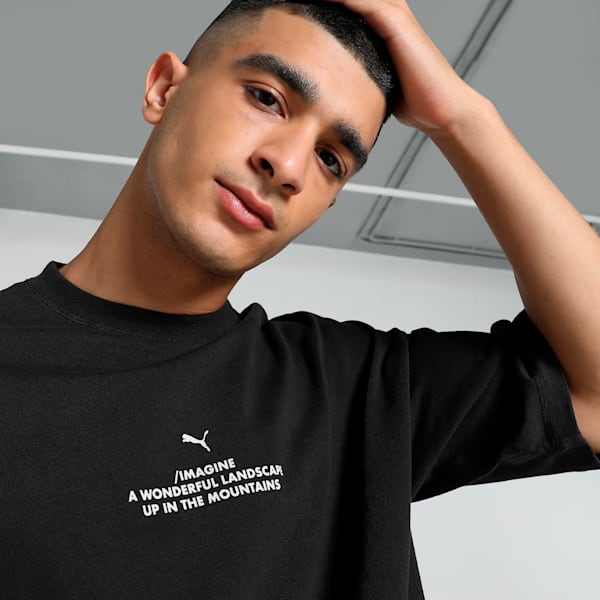 UNTERGRUND Oversized Oversized Fit Tee, PUMA Black, extralarge-IND