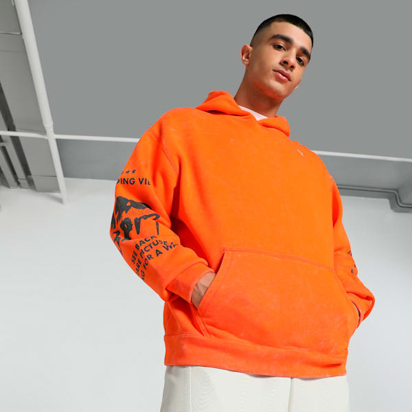 UNTERGRUND Oversized Hoodie, Flame Flicker, extralarge-IND