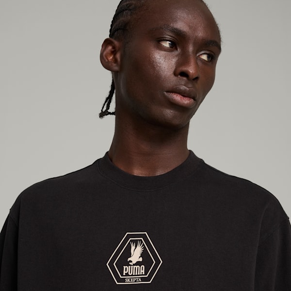 PUMA x SKEPTA Graphic Tee Men, PUMA Black, extralarge
