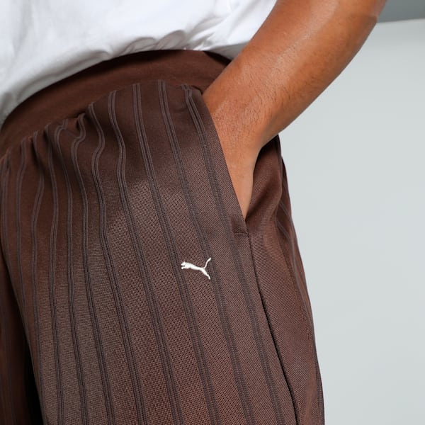 MMQ T7 Track Men's Relaxed Fit Pants, Espresso Brown, extralarge-IND