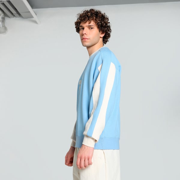 PUMA x KIDSUPER Relaxed Fit Crew-Neck Sweatshirt, Day Dream, extralarge-IND