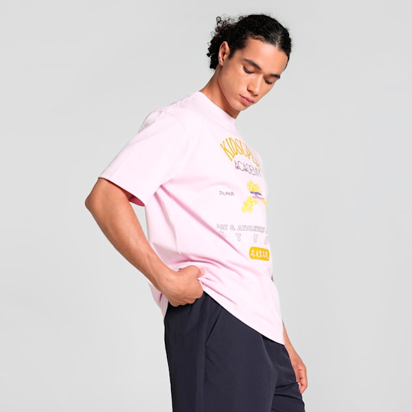PUMA x KIDSUPER Graphic Men's Relaxed Fit Tee, Pearl Pink, extralarge-IND