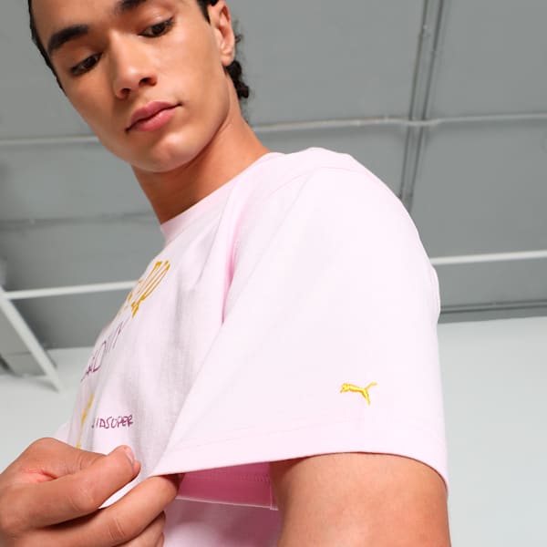 PUMA x KIDSUPER Graphic Men's Relaxed Fit Tee, Pearl Pink, extralarge-IND