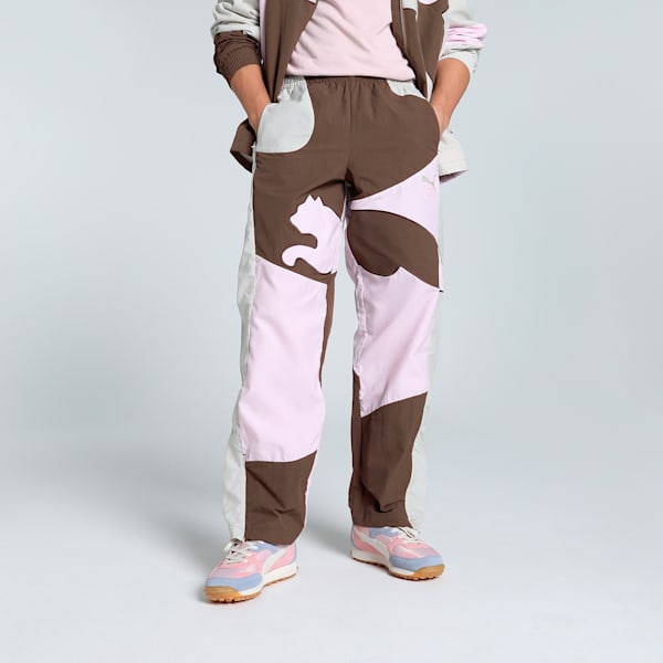 PUMA x KIDSUPER Cellerator Men's Relaxed Fit Pants, Espresso Brown, extralarge-IND