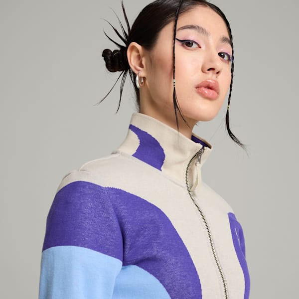 Veste à fermeture éclair entière PUMA x KIDSUPER Femme, Desert Dust, extralarge
