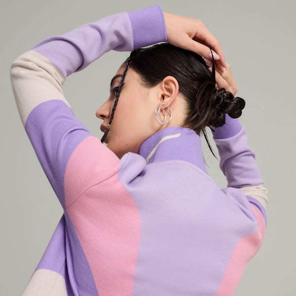 Veste à fermeture éclair entière PUMA x KIDSUPER Femme, Vivid Violet, extralarge