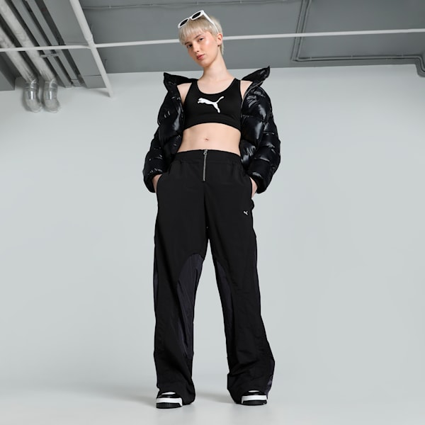 THE FAST RACE Women's Relaxed Fit Pants, PUMA Black, extralarge-IND